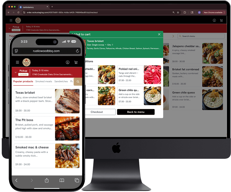 Online & QR ordering