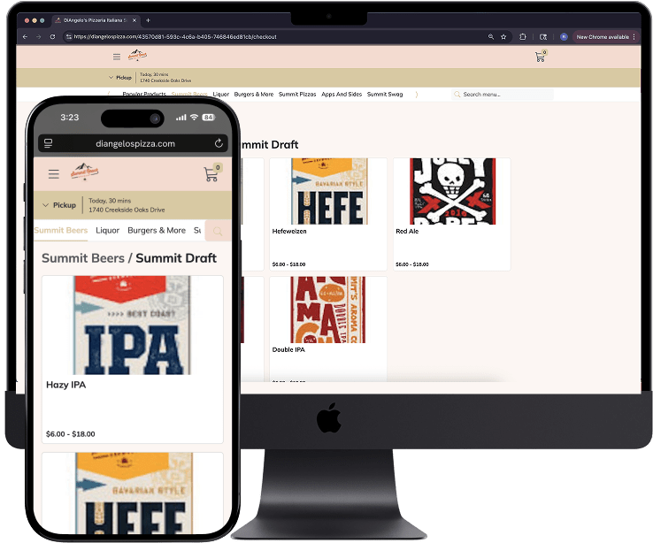 Online & QR ordering