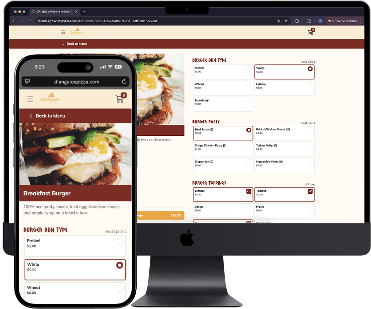 Online & QR ordering