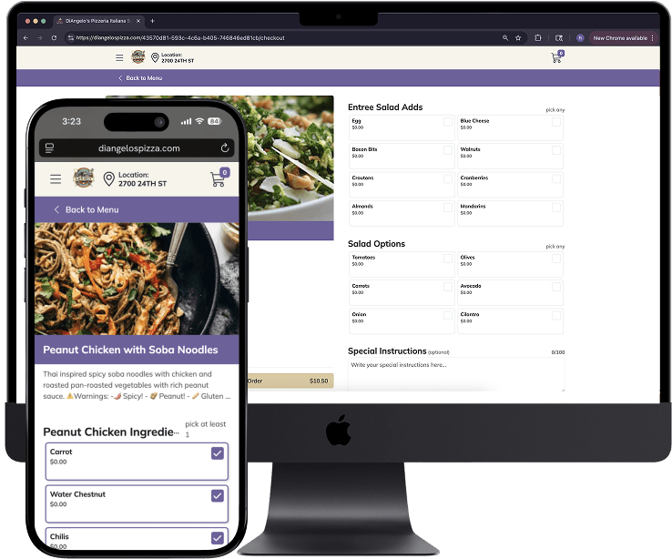 Online & QR ordering