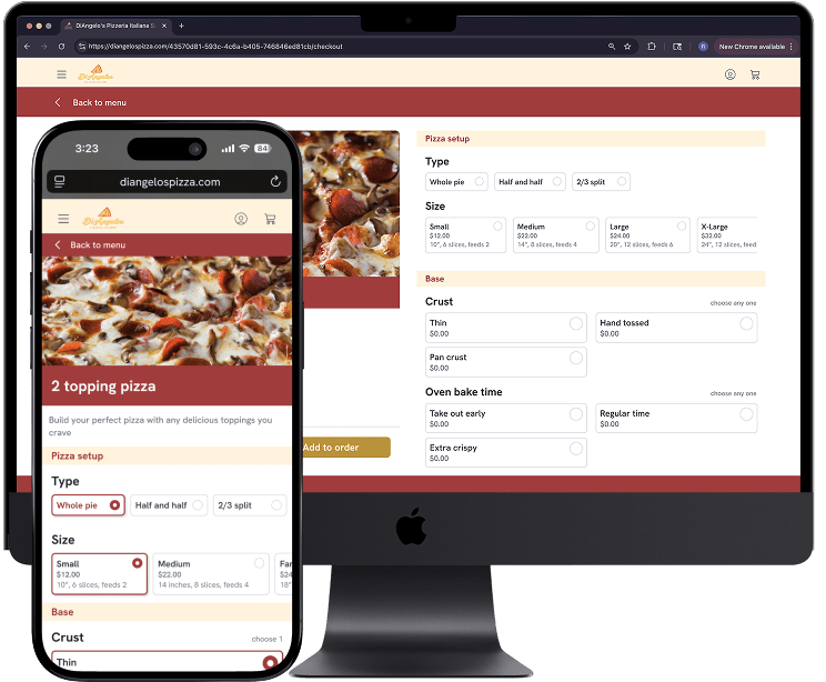 Online & QR ordering